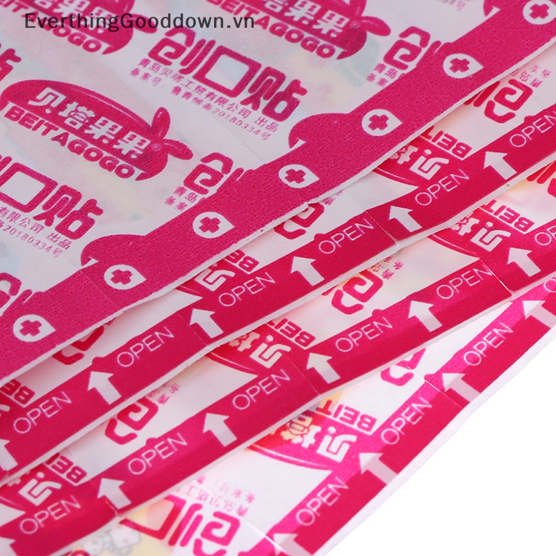 Everthinggooddown 120 Miếng Dán Thạch Cao Hoạt Hình Thoáng Khí Chống Thấm Nước Thoáng Khí Cho Trẻ Em vn