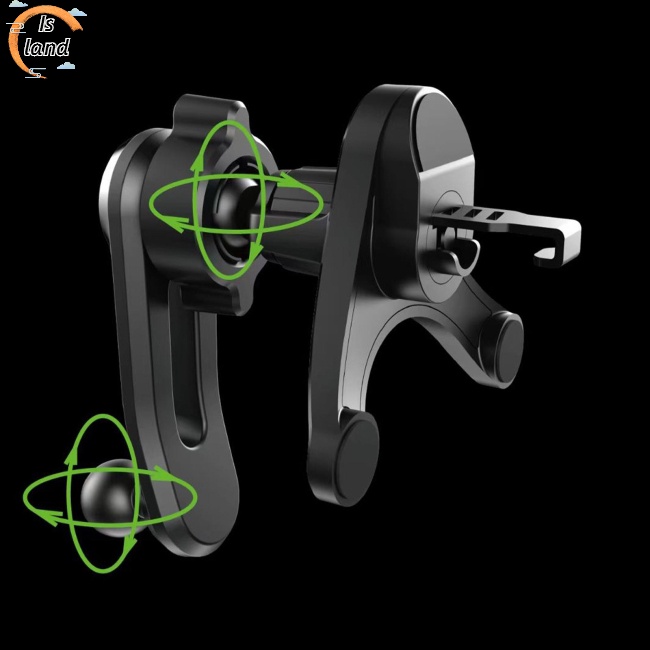 Giá Đỡ Điện Thoại 4.0-7.0 Inch Xoay 360 Độ Gắn Lỗ Thông Gió Xe Hơi