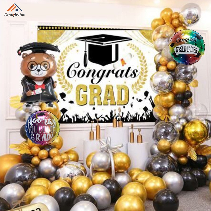 Bong Bóng Màng Nhôm 10 Inch Nhiều Màu Dễ Thương Trang Trí Tiệc