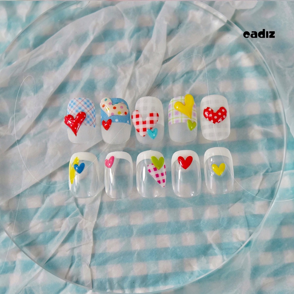 Đề Can Dán Móng Tay Tự Dính Không Phai Màu Họa Tiết Hoa Tulip Trái Tim Trang Trí Nghệ Thuật