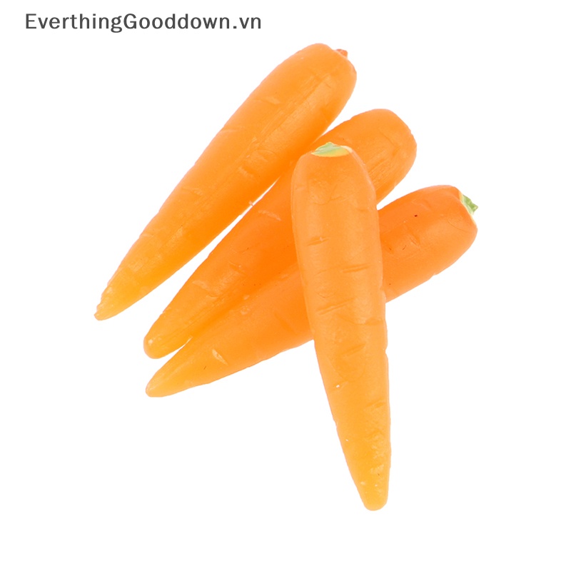 Set 10 Củ Cà Rốt Mini Trang Trí Nhà Búp Bê