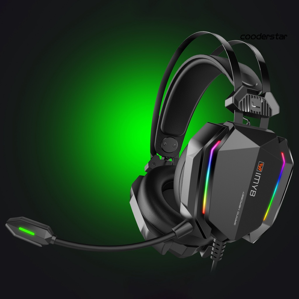 Tai Nghe Chụp Tai A32 Âm Thanh Siêu Trầm Có Đèn RGB Cổng USB 3.5mm Kèm Mic Cho Máy Tính