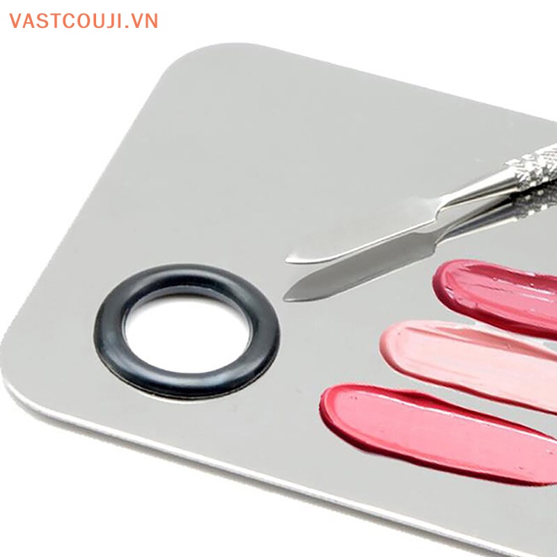 Bộ Bảng Trộn Màu Trang Điểm Móng Tay Bằng Thép Không Gỉ VASTJI