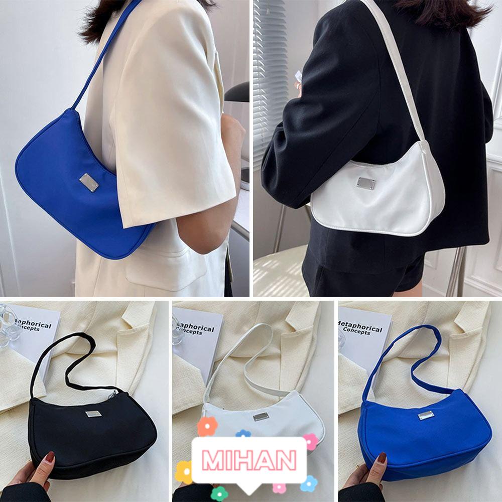 Túi Đeo Vai Màu Trơn Phong Cách Retro MIHAN1