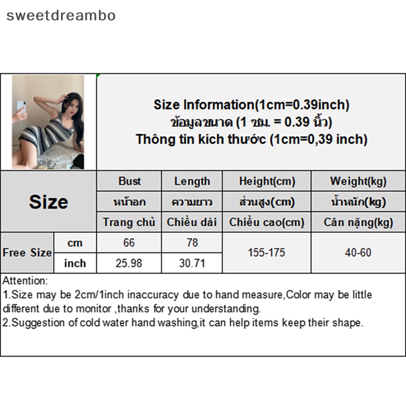 Swe sọc dệt kim Tank Mini Dress phụ nữ Hot Sexy Skinny mùa hè tất cả các trận đấu vỏ bọc Bodycon Dresses drn