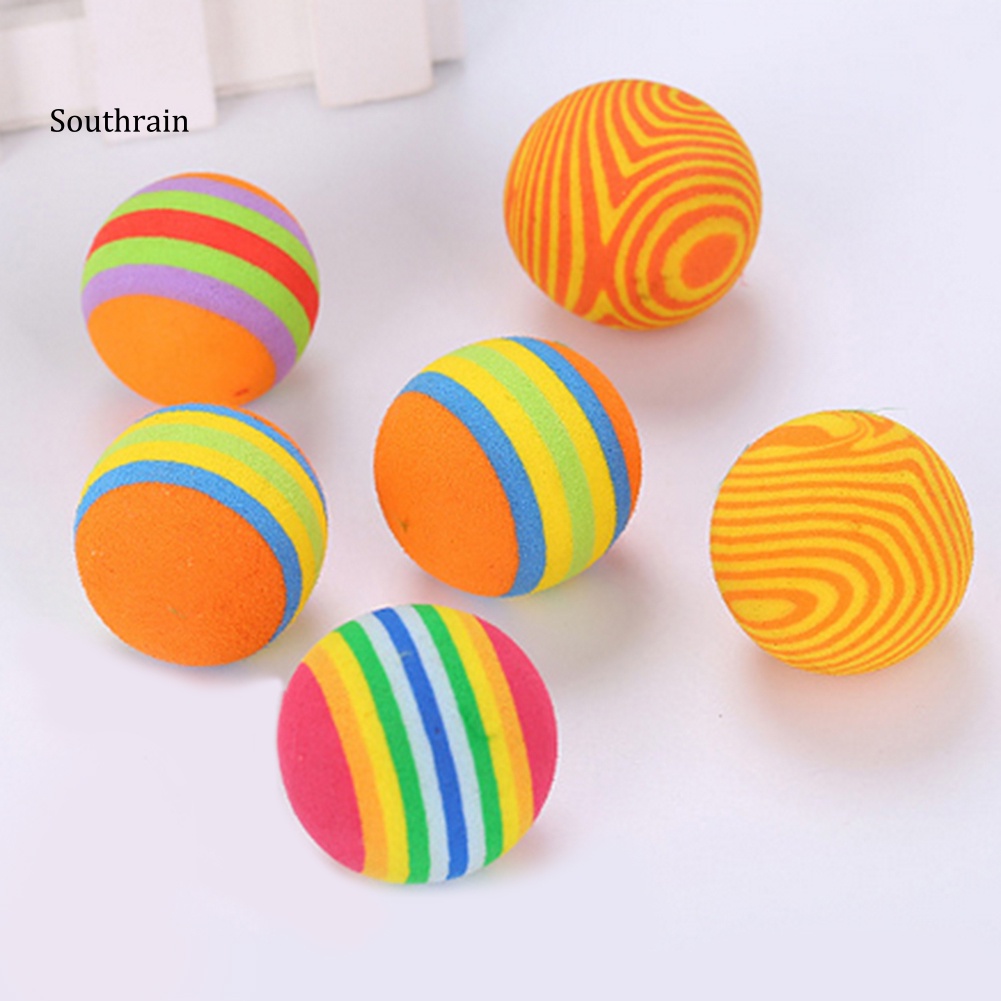 Set 10 Quả Bóng Nhiều Màu Đồ Chơi Cho Mèo
