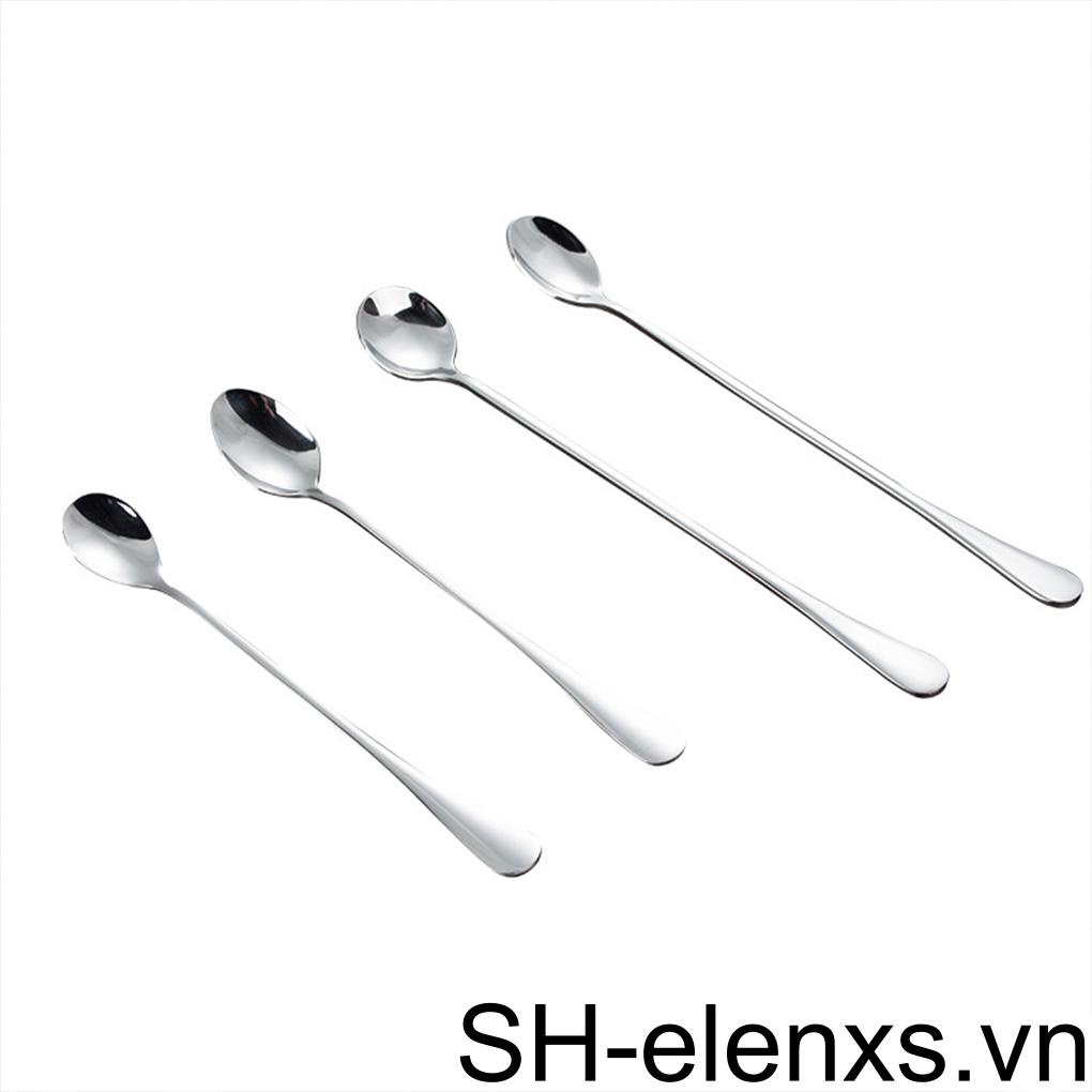 Muỗng Uống Cà Phê Latte Bằng Thép Không Gỉ Với Tay Cầm Dài Dễ Thương