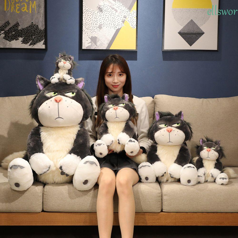 Mèo Lucifer Nhồi Bông Mềm Mại Đáng Yêu Cho Bé