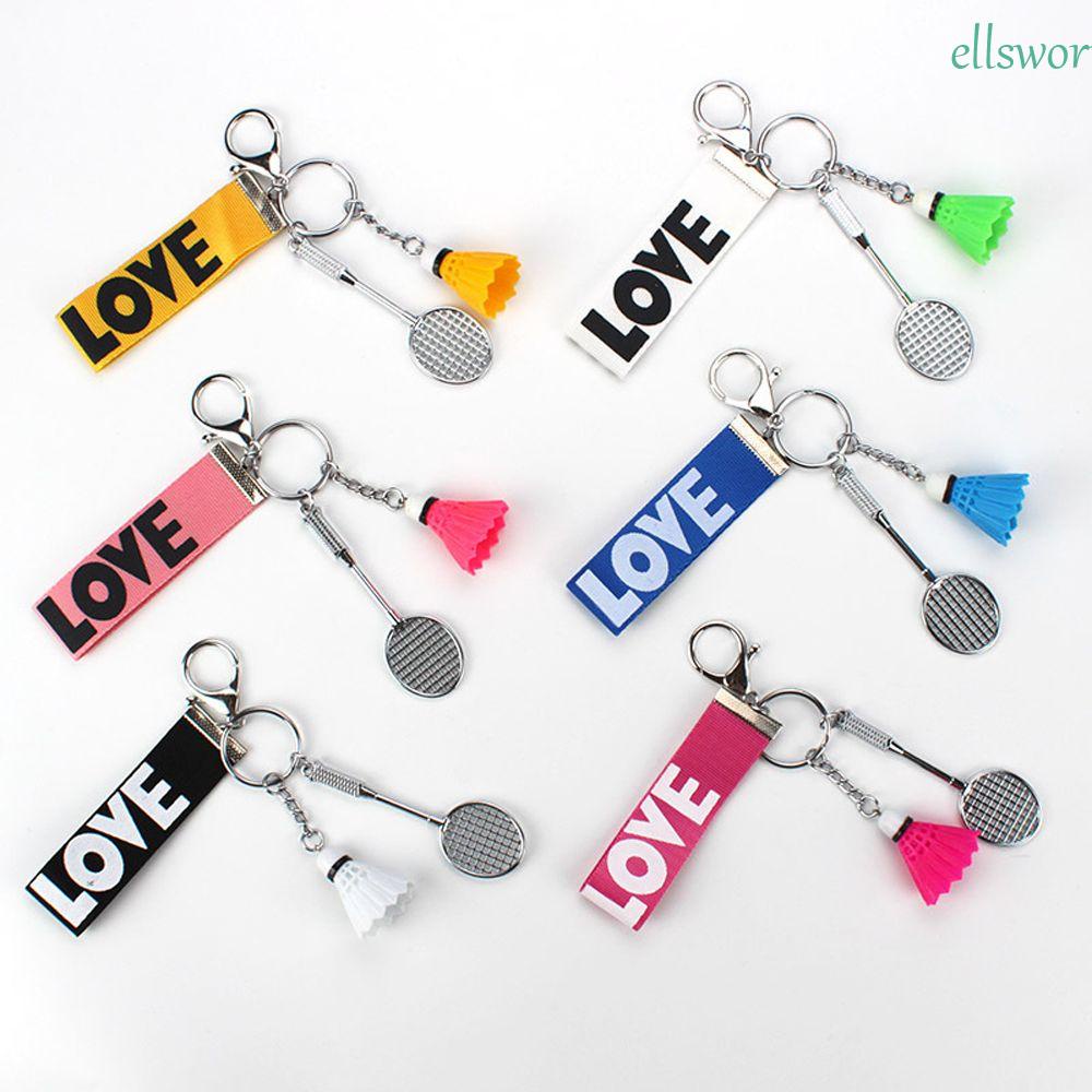 Móc Khóa Hình Quả Cầu Lông Bằng Hợp Kim Thủ Công Sáng Tạo Giá Đỡ