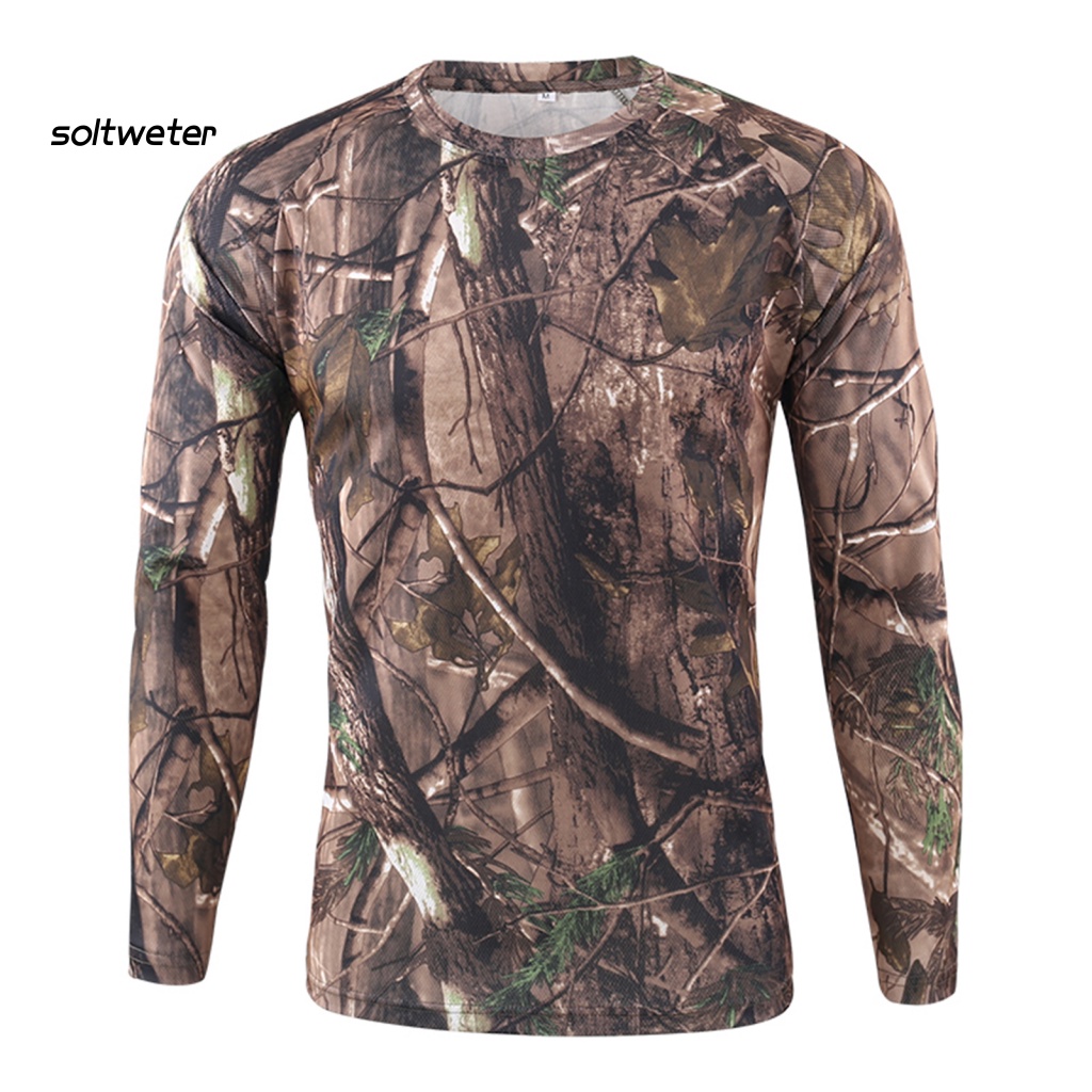 Áo Thun Tay Dài Mềm Mại In Họa Tiết 3D Sống Động Cho Nam