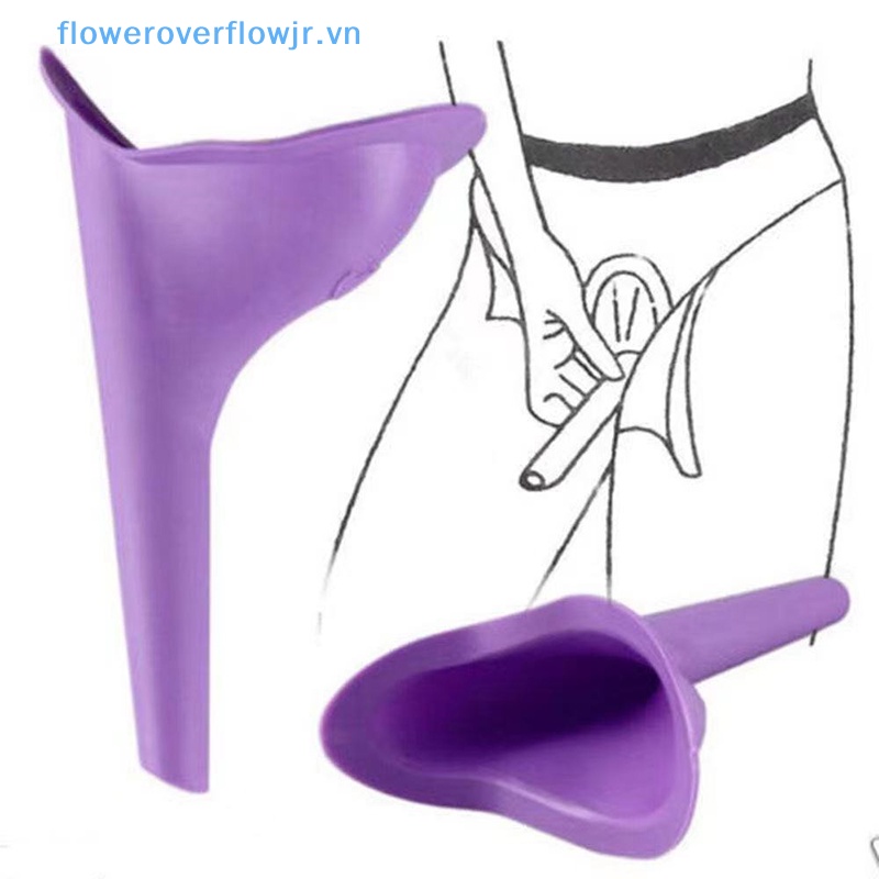 1 Dụng Cụ Đi Vệ Sinh Bằng Silica gel Tiện Dụng Cho Nữ