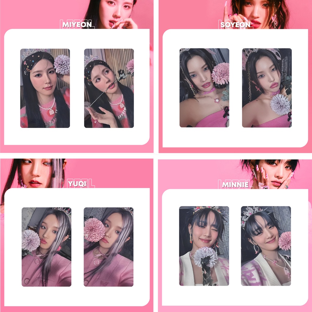 Set 5 Tấm Ảnh Lomo Card I-DLE Album I FEEL
