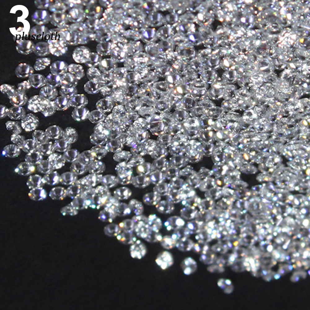 Hộp 300 Hạt Đá 3D Lấp Lánh 1.2mm Tự Trang Trí Móng Tay