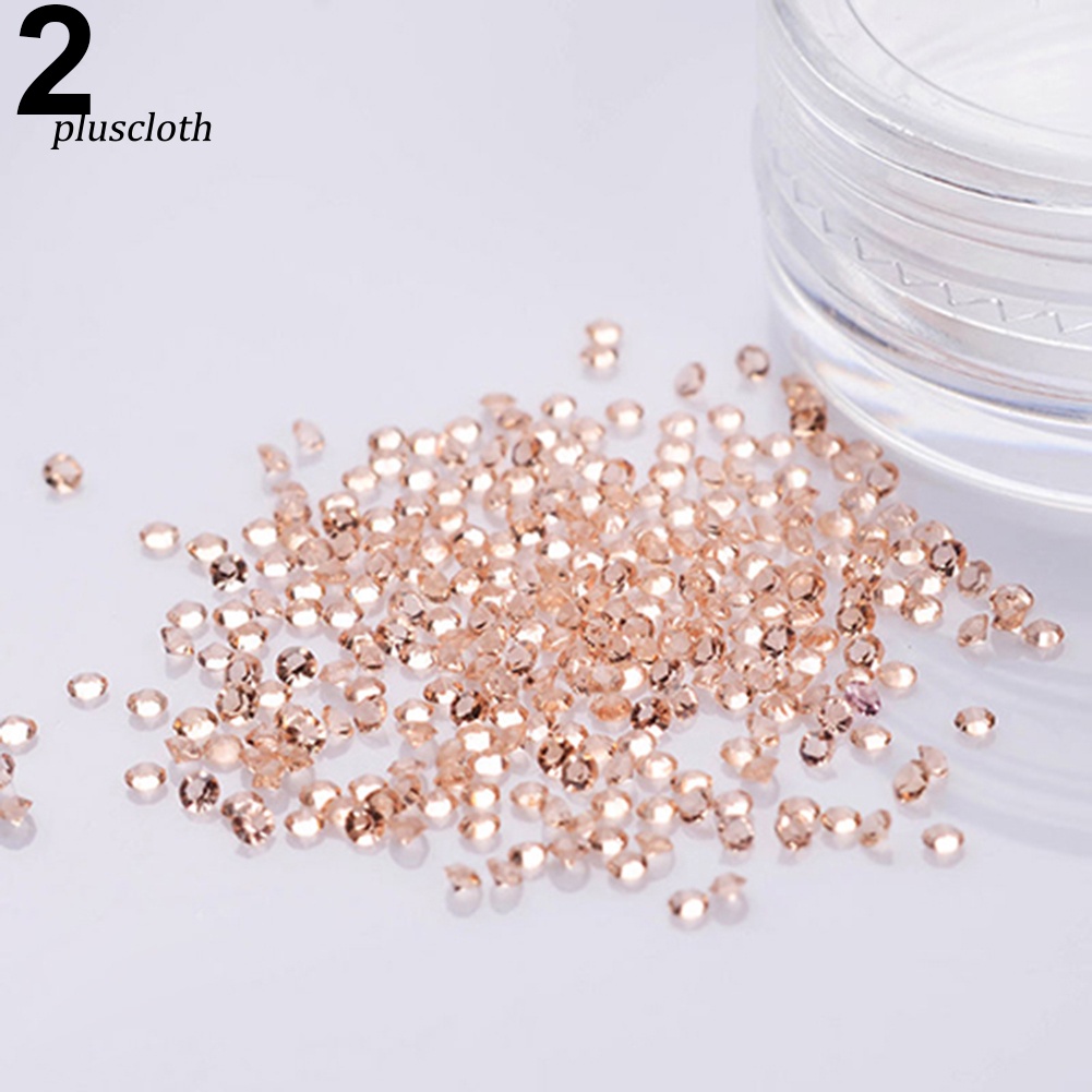 Hộp 300 Hạt Đá 3D Lấp Lánh 1.2mm Tự Trang Trí Móng Tay