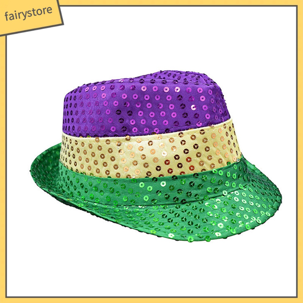 Set 3 Nón + Băng Đô Đính Kim Sa Lấp Lánh Nhiều Màu Sắc Trang Trí Lễ Hội