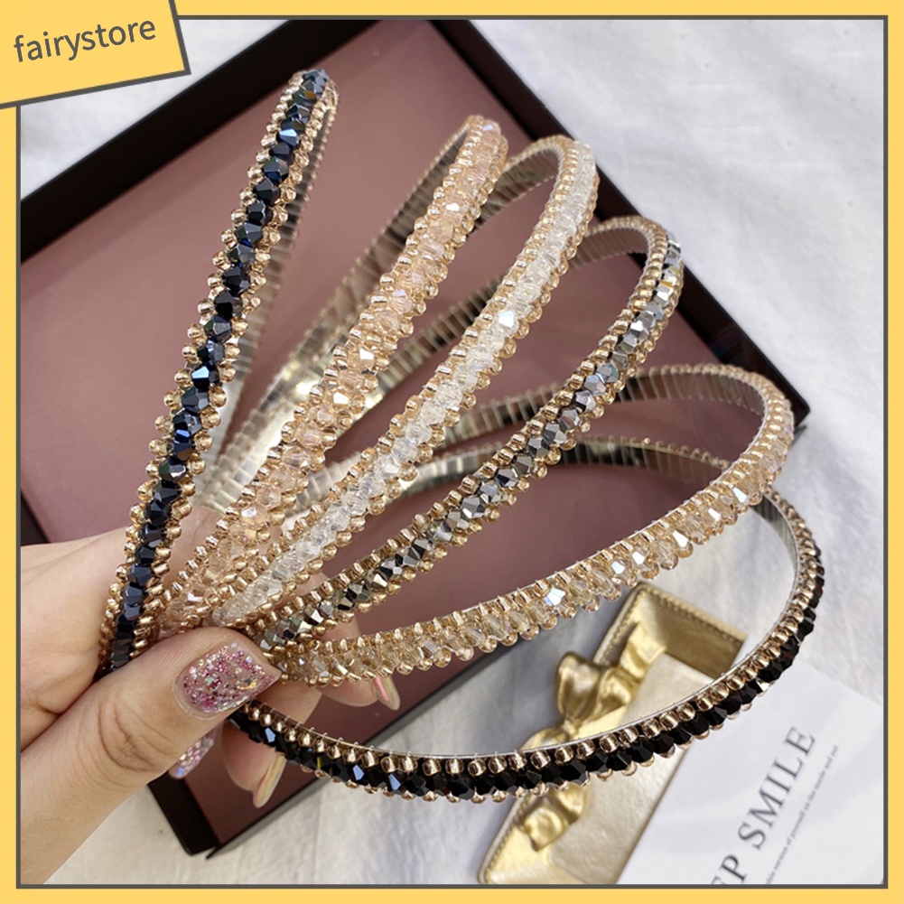 Cài Tóc Đính Hạt Pha Lê Giả Lấp Lánh Thời Trang Cho Nữ