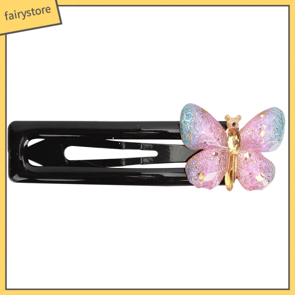 Kẹp Tóc Hình Bướm Màu Đồng Xinh Xắn Cho Nữ