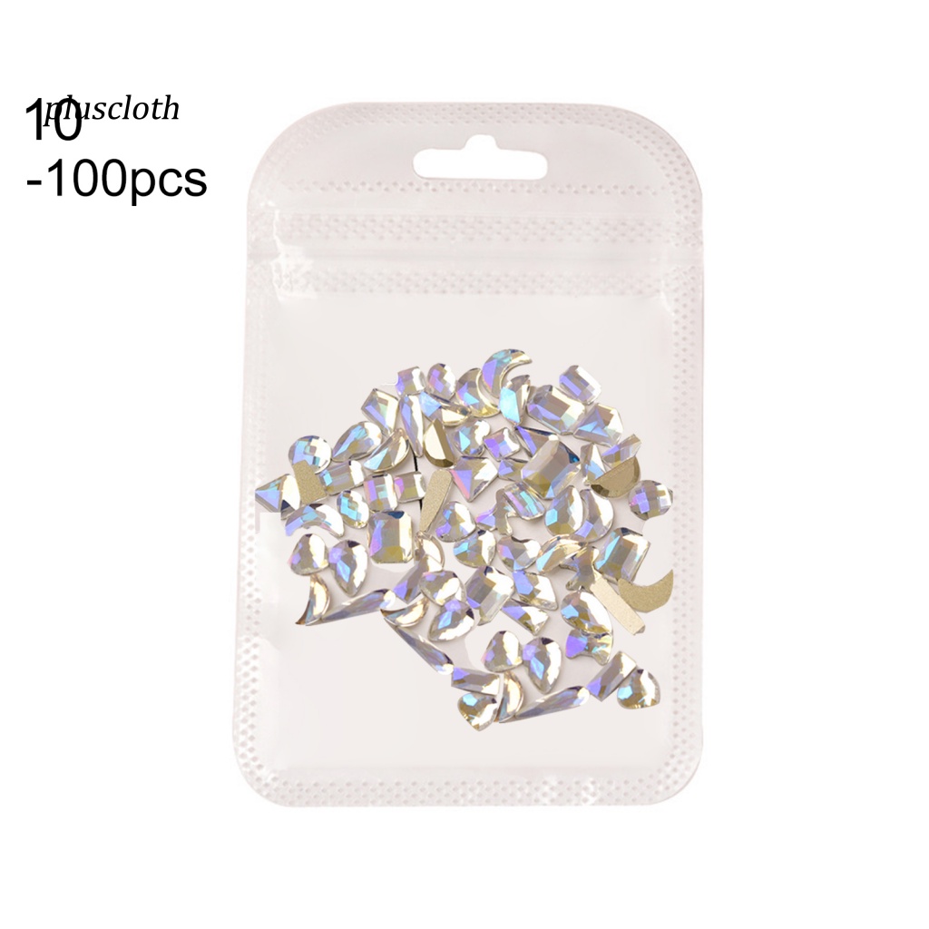 Set 100 Hạt Đá 3D Nhiều Kích Cỡ Trang Trí Móng Nghệ Thuật