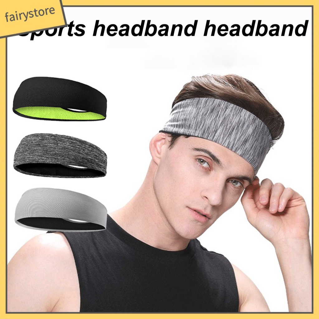 [FRO] Băng Đô Thể Thao Kẻ Sọc Màu Trơn Nhẹ Thấm Hút Nhanh Đa Năng