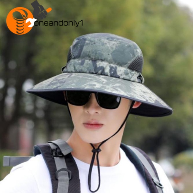 Mũ Xô Vành Rộng Thoáng Khí Chống Nắng Có Thể Tháo Rời Kèm Quạt Có Thể Điều Chỉnh