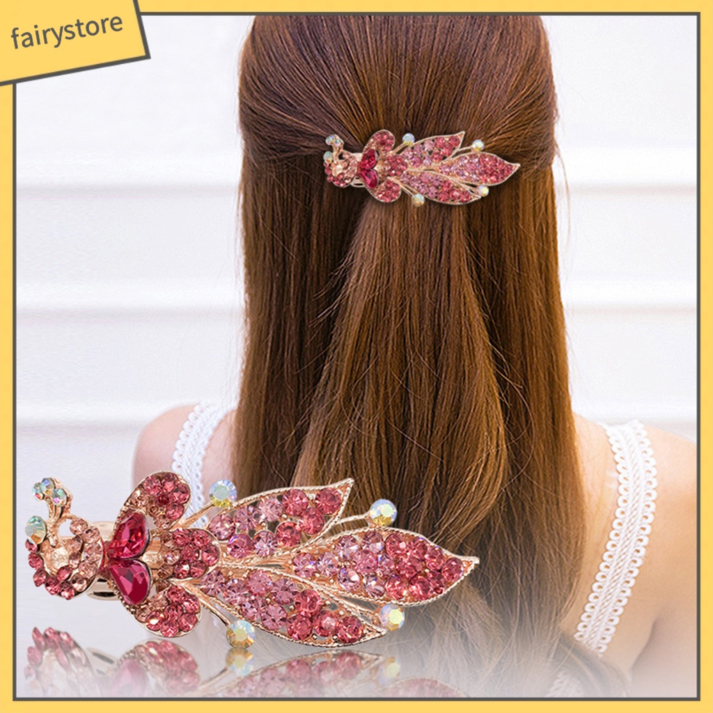 Kẹp Tóc Hợp Kim Đính Đá Nhiều Kiểu Dáng Cho Nữ