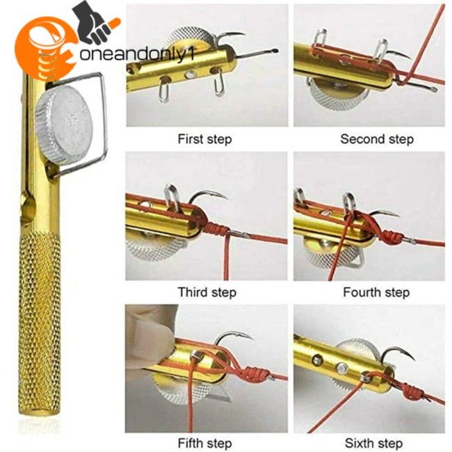 Dụng Cụ Thắt Nút Dây Câu Cá Bằng Hợp Kim Nhôm Đa Năng Tiện Dụng