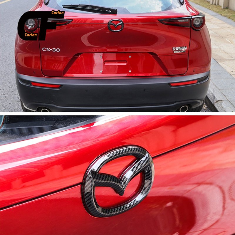 Miếng Dán logo Trước Và Sau Trang Trí Cho Xe Hơi Mazda CX30 CX-30