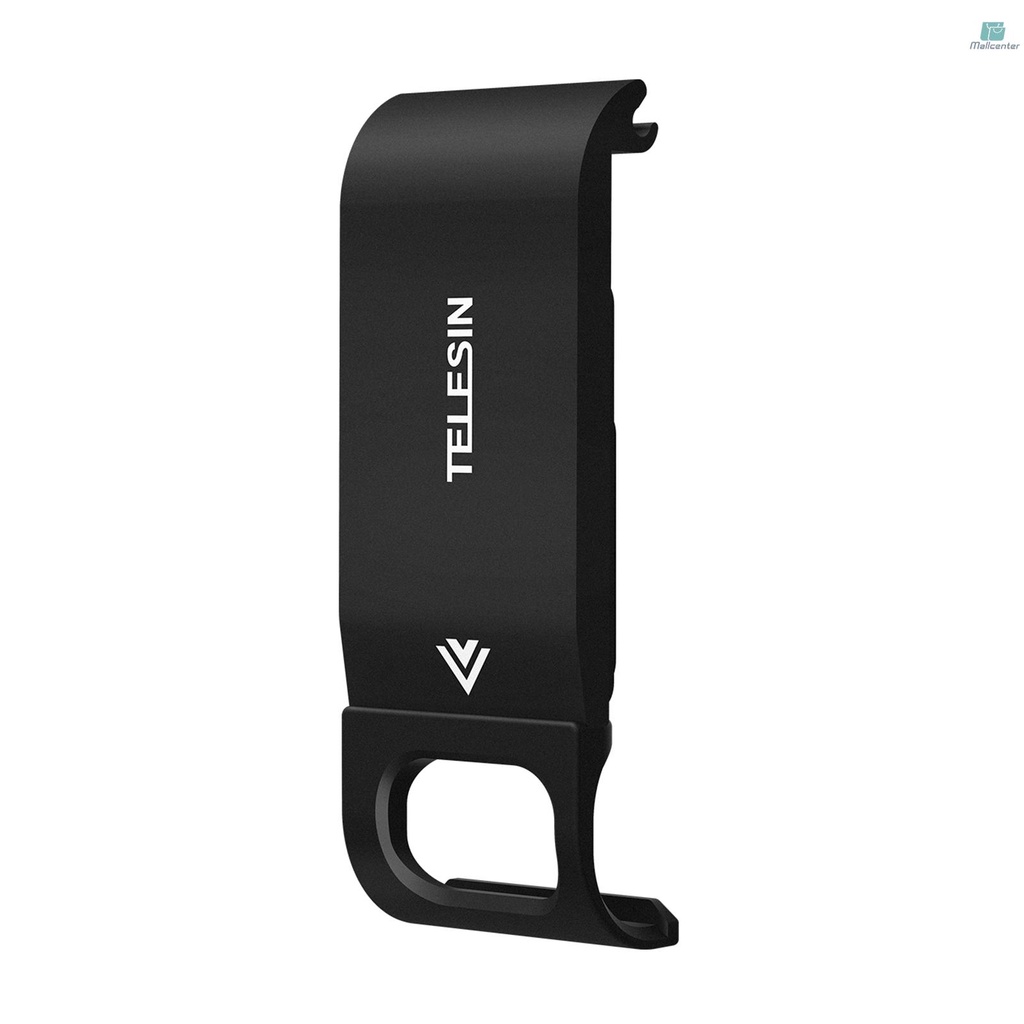 TELESIN GP-CLC-902 Protective Aluminum Alloy Battery Door Removable Battery Case Side Cover with Charging Port Replacement for   9
