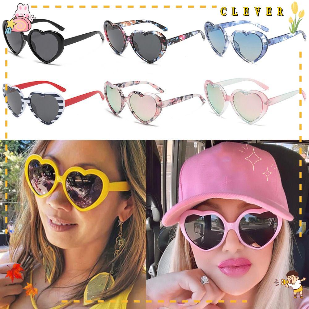 Kính Mát Phân Cực Hình Trái Tim Nhiều Màu Sắc Kẹo Ngọt Thời Trang Mùa Hè