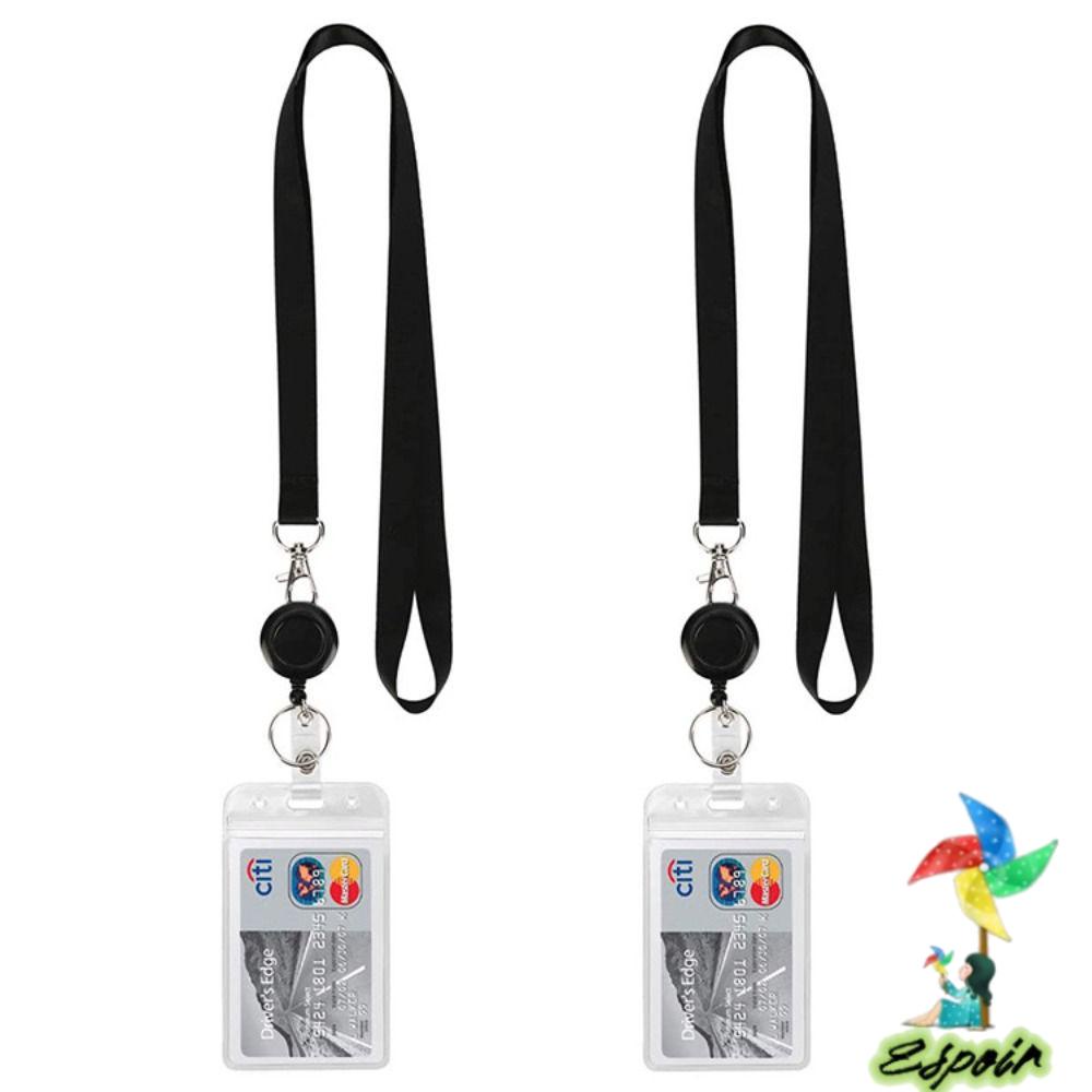 Set 2 Dây Đeo Thẻ ID Có Thể Xoay Được Tiện Dụng