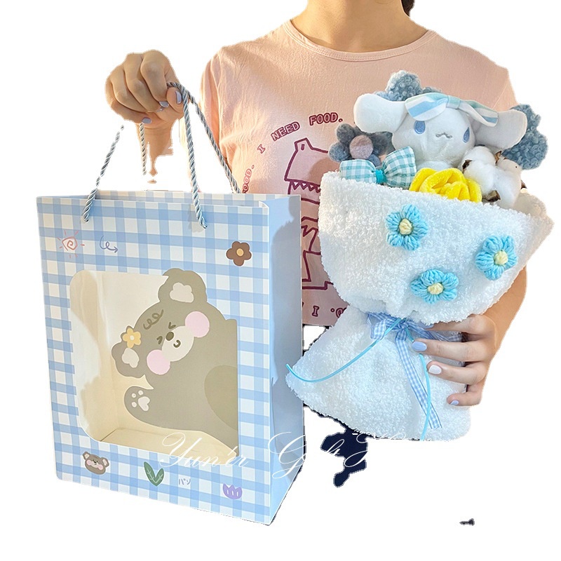 Bó Hoa Búp Bê Yugui Dog Kulomi Làm Quà Tặng Sinh Nhật / Lễ Tình Nhân