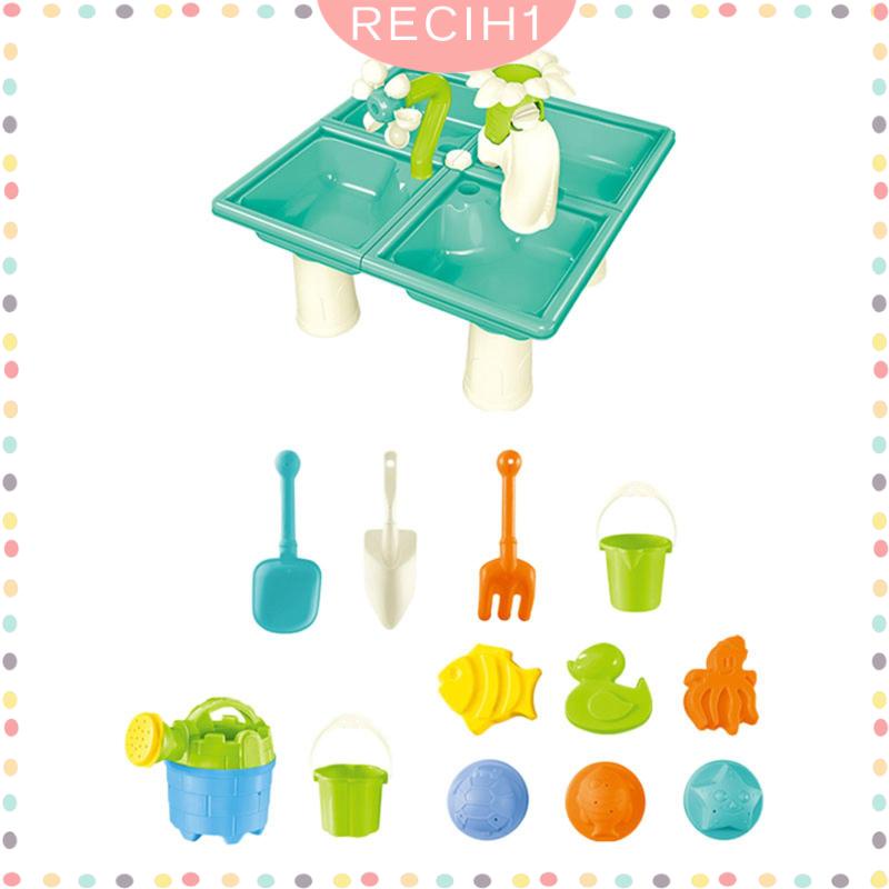 Bộ 13 Bàn Cát Nhiều Màu Sắc Dùng Chơi Trong Nhà / Ngoài Trời Cho Bé Trai