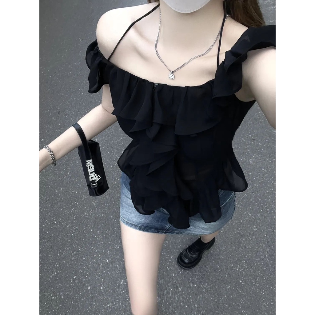 Áo Thun Nữ Ngắn Tay Vạt Xéo Gợi Cảm