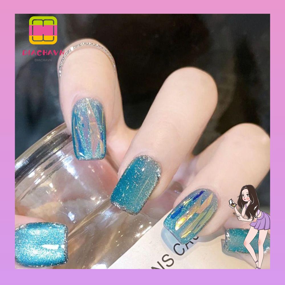 Bộ 24 Móng Tay Giả Che Phủ Toàn Diện Ngọt Ngào|Mặt Nạ Vuông