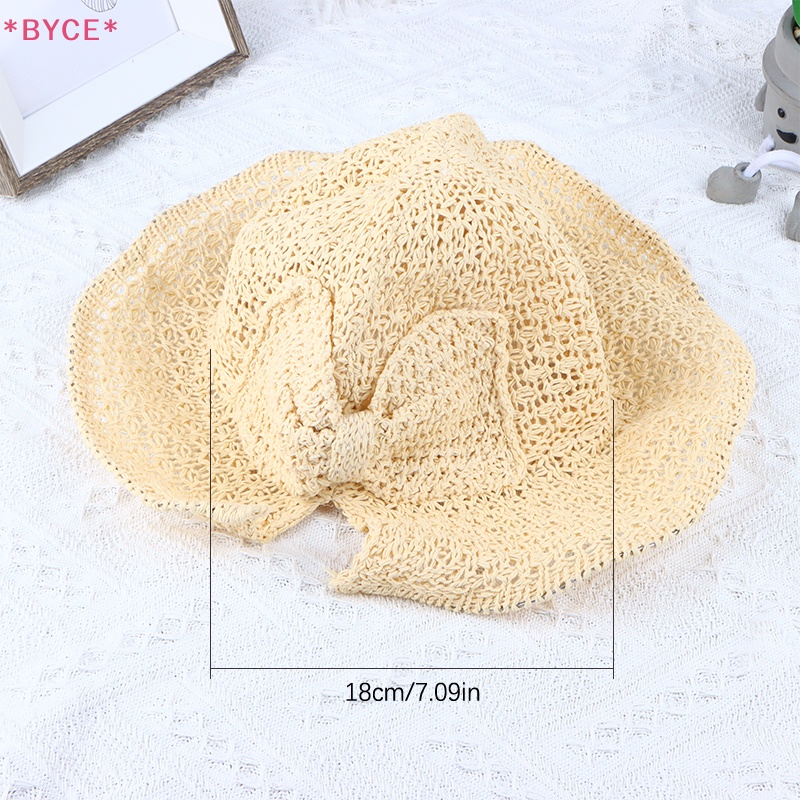 Mũ Cói Chống Nắng Đi Biển Mùa Hè Có Nơ Gấp Gọn Cho Nữ Mới