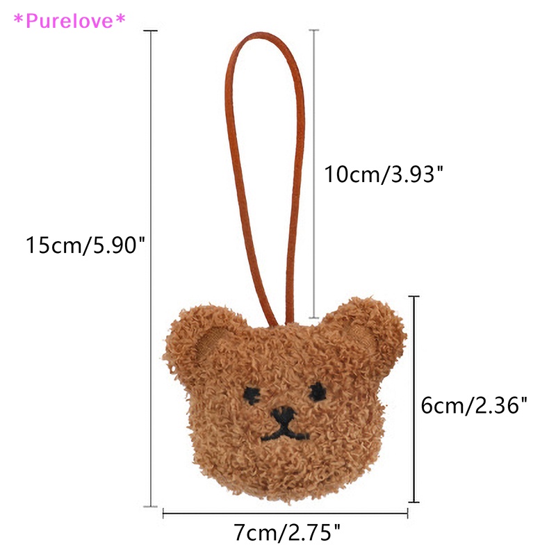 Móc Khóa Tên Bằng Cotton PP Hình Gấu Hoạt Hình Dễ Thương Dành Cho Trẻ Mẫu Giáo Mới