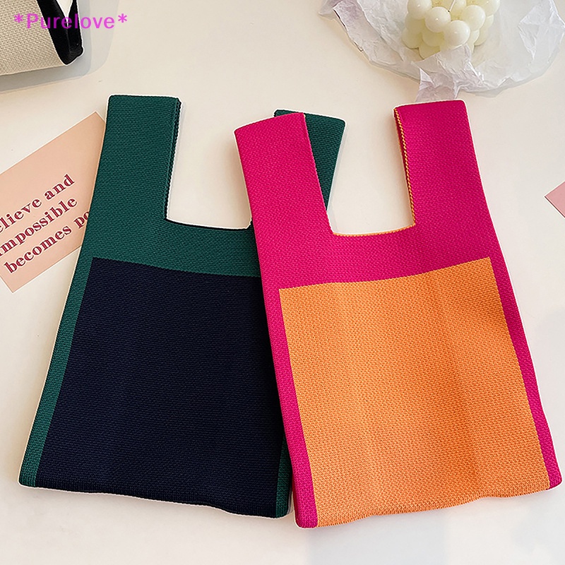 Túi Xách Dệt Kim Siêu Nhẹ Phong Cách Thời Trang Nhật Bản Dành Cho Nữ Mới