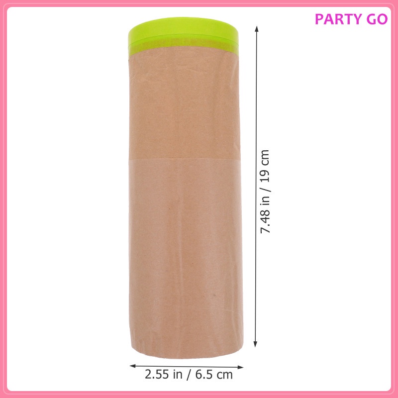 2 Cuộn Giấy Kraft Phủ Xe Hơi 19.5X6.5X6.5CM