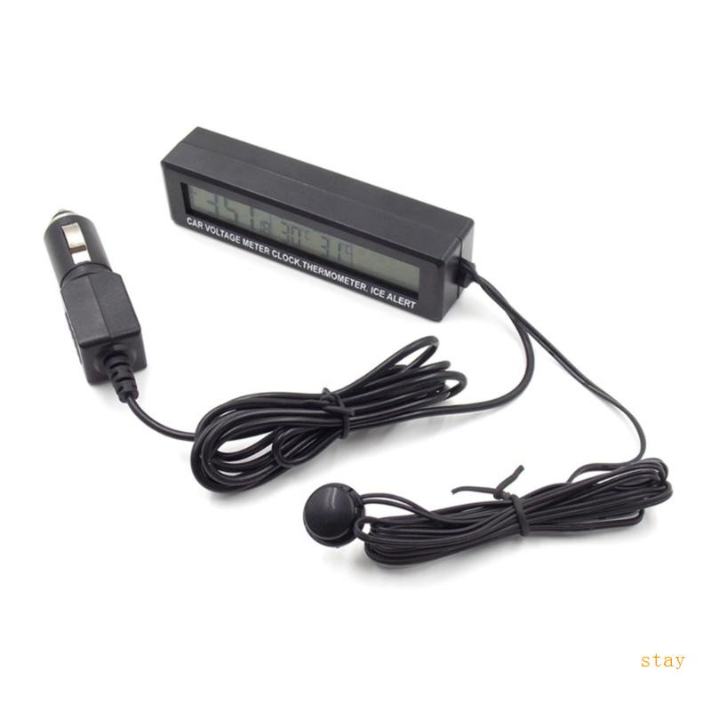 Vôn Kế Kỹ ThuậT Số + Vôn Kế + ĐồNg Hồ HiểN Thị LCD 3 Trong 1