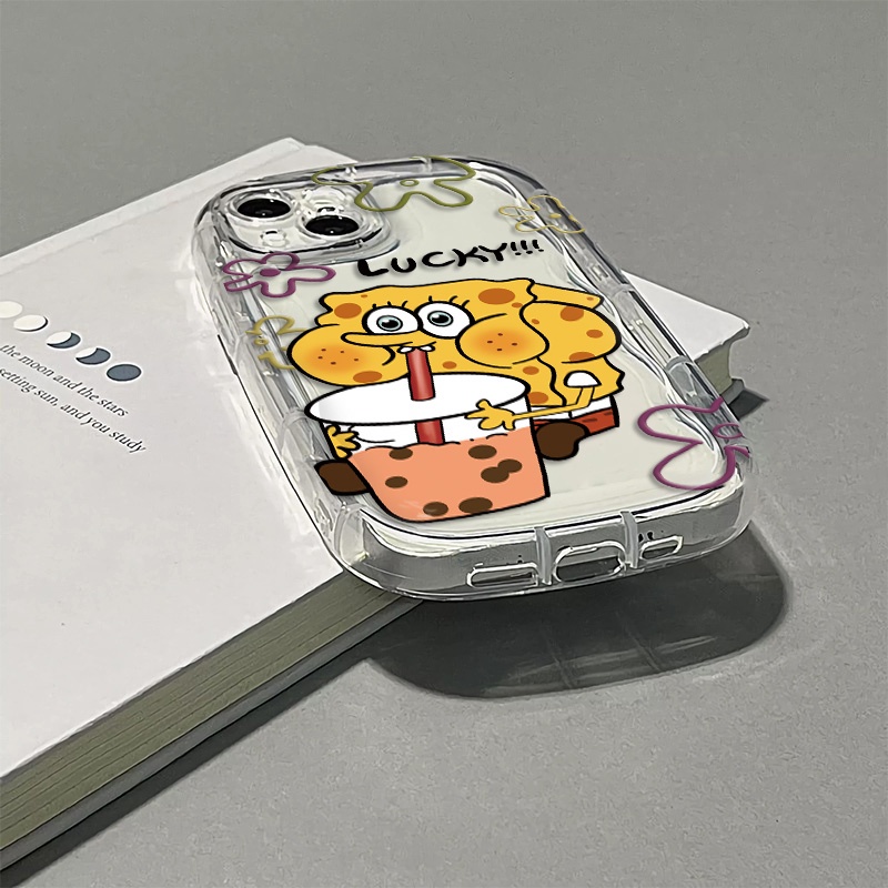 Ốp Điện Thoại Silicon TPU Mềm Trong Suốt In Họa Tiết Hoạt Hình Chống Sốc Cho IPhone 14 13 12 11 Pro XS Max X XR 7 + 8 Plus