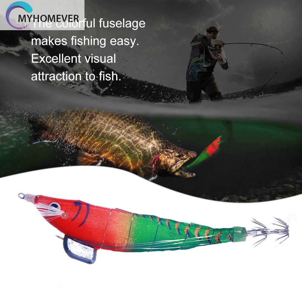 Mồi Câu Cá Giả Hình Tôm Bằng Gỗ Phát Quang Kích Thước 12cm 14.3g