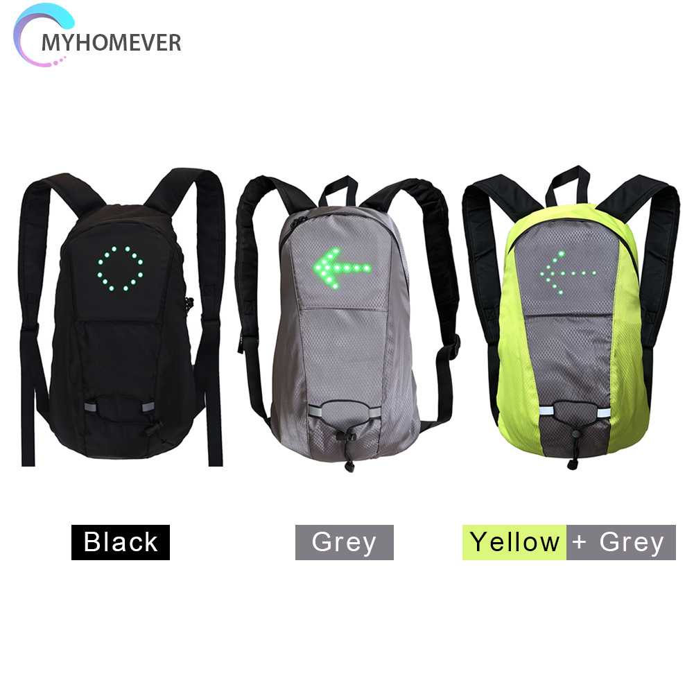 Ba Lô Đạp Xe Có Đèn LED Hiển Thị An Toàn