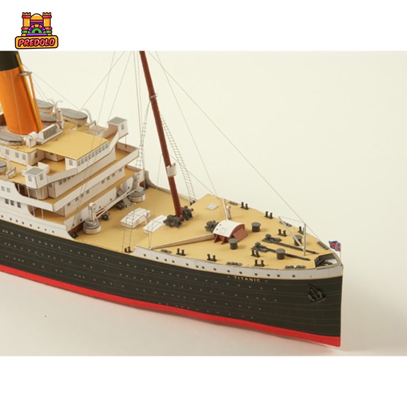 Predolo Mô Hình Tàu Titanic 3D Bằng Giấy Tỉ Lệ 1 / 400 Dùng Trang Trí DIY