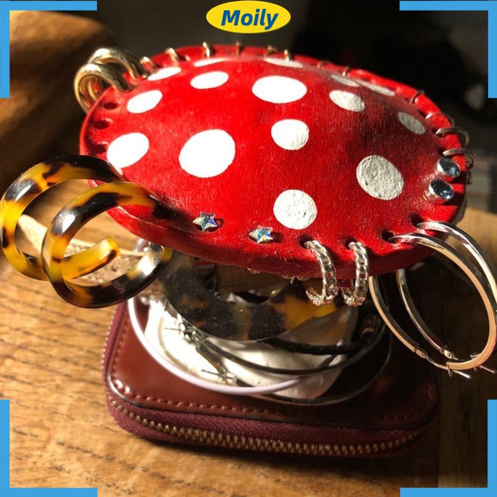 MOILYVN Giá Đỡ Trưng Bày Bông Tai Hình Nấm Chất Lượng Cao DIY