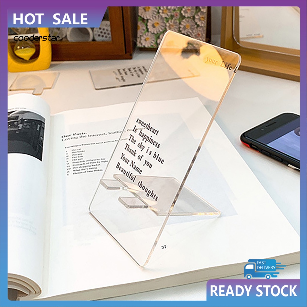 Giá Đỡ Điện Thoại Siêu Nhẹ Trong Suốt Để Bàn Tiện Dụng