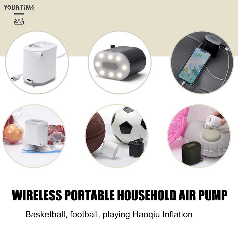 Máy Bơm Hơi 3600mA Chống Thấm Nước Cho Thuyền Cao Su