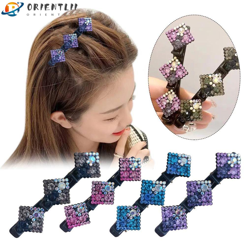 Bộ 4 Kẹp Tóc Lấp Lánh Thời Trang Cho Nữ|Kẹp Tóc Vải Nhung Xinh Xắn Cho Nữ