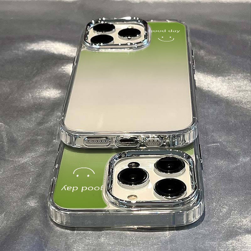 ✅Ốp Điện Thoại Mềm Chống Sốc Họa Tiết Mặt Cười Màu Gradient Cho Iphone 14pro 11In 128Max13 7 66FT