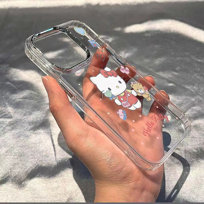 ✅Ốp Điện Thoại Dẻo Họa Tiết Hoạt Hình Chú Gấu / Mèo Dễ Thương Chống Sốc Cho iPhone1214pro ZYSI 13ins / 11 max plus87