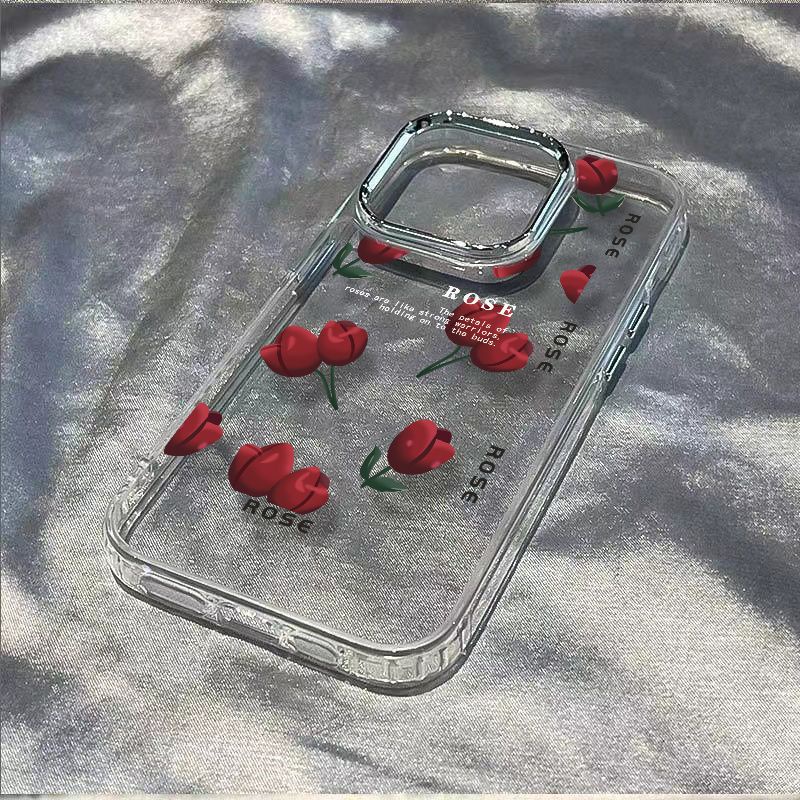 ✅Ốp Điện Thoại Mềm Hình Hoa Tulip Chống Sốc Cho Iphone 8pl max7 11ins 13 14pro 12 XG1K